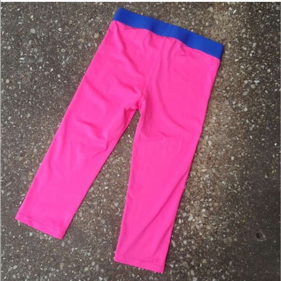 Nike Pro Pink Spandex with Blue Band - Picture 4 of 4